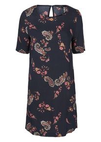 Véro Moda VERO MODA, Damen Lässiges Kleid mit kurzen Ärmeln, Nachtblau / Mischfarben