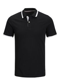 PRODUKT, Herren Klassisches Poloshirt, Schwarz