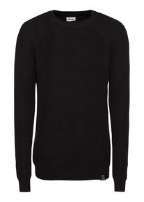 Your Turn YOURTURN, Herren Pullover 'Half Cardigan Crew 7 GG', Schwarz