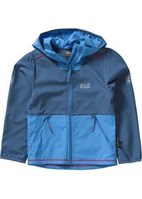 Jack Wolfskin, Softshelljacke 'TURBULENCE', Blau / Hellblau