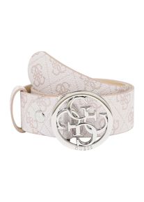 Guess, Damen G&uuml;rtel 'KATHRYN ADJUSTABLE BELT', Rosa / Silber