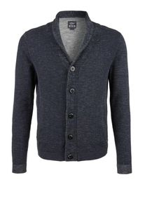 s.Oliver RED LABEL, Herren Strickjacke, Taubenblau