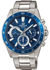 Casio, Herren Edifice Chronograph, Blau / Silber