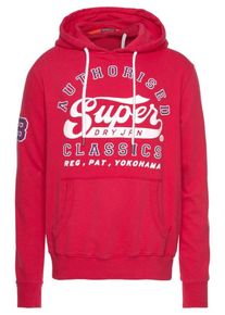 Superdry, Herren Sweatshirt, Dunkelblau / Rot / Weiß