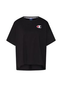 Champion Authentic Athletic Apparel, Damen Shirt 'Boxy Crewneck T-Shirt', Rot / Schwarz