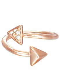 Esprit, Damen Ring mit Strasssteinen, Rosegold