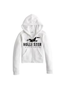 Hollister, Damen Sweatjacke, Navy / Wei&szlig;