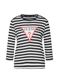 Guess, Damen Shirt, Schwarz / Weiß