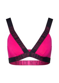 Calvin Klein Swimwear, Damen Bademode 'PLUNGE BRALETTE', Pink / Schwarz