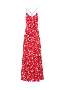 IVY & OAK IVY & OAK, Damen Kleid 'Chiffon Spaghetti Dress Long', Mint / Rot