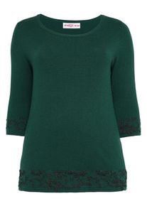 SheeGOTit, Damen Pullover, Dunkelgrün