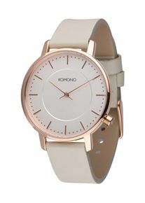 Komono, Damen Armbanduhr 'Harlow', Grau / Rosé
