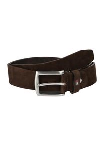 Tommy Hilfiger, Herren Gürtel 'DENTON SUEDE BELT 3.5 ADJ', Dunkelbraun
