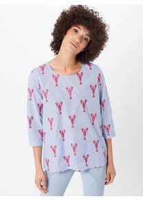 LIEBLINGSSTÜCK LIEBLINGSSTÜCK, Damen Bluse 'EdisaL', Blau / Pink