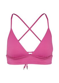 Seafolly, Damen Bikinitop 'Quilted Tri', Pink