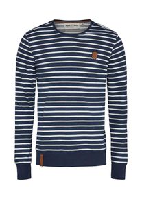 Naketano, Herren Sweatshirt, Dunkelblau / Weiß