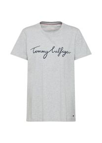 Tommy Hilfiger, Damen Shirt 'HERITAGE CREW NECK G', Grau