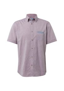 Tom Tailor, Herren Hemd, Dunkelrot / Offwhite