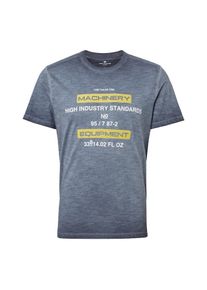Tom Tailor, Herren T-Shirt, Blau / Gelb / Weiß