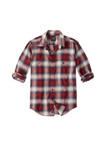 Abercrombie & Fitch Abercrombie & Fitch, Herren Hemd 'STRETCH TWILL SHIRT CCMD 6CC', Blau / Rot / Naturweiß