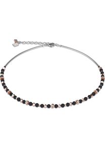 COEUR DE LION, Damen Kette '4912/10-1300', Bronze / Schwarz
