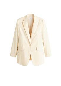 Mango, Damen Blazer 'Nimes', Pastellgelb