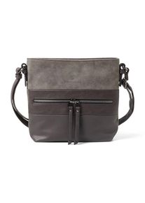 Tom Tailor, Damen Umh&auml;ngetasche, Basaltgrau / Greige / Dunkelgrau