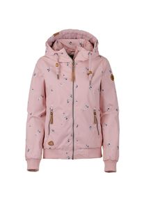 Ragwear, Damen Jacke 'Nuggie Birds', Blau / Altrosa / Weiß