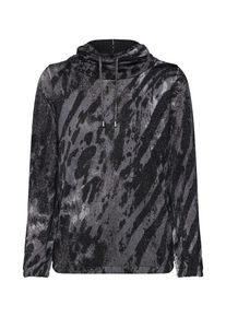 monari, Damen Pullover, Graumeliert / Schwarz