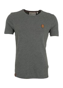 Naketano, Herren T-Shirt in Melange-Design, Oliv
