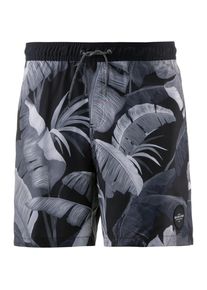 Quiksilver, Herren 'Island Time' Badeshorts, Grau / Schwarz
