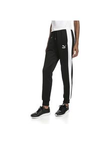 Puma, Damen Trainingshose 'Classics T7', Schwarz / Weiß
