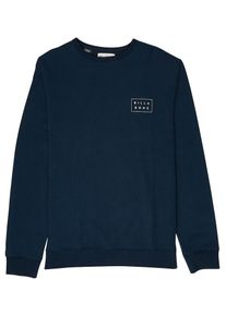 Billabong, Herren Sweatshirt 'Die Cut Theme Crew', Dunkelblau / Weiß