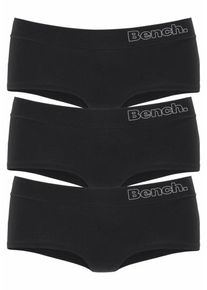 Bench, Damen Panty (3 St&uuml;ck), Schwarz / Wei&szlig;