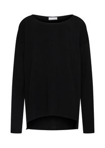 Rich & Royal Rich & Royal, Damen Pullover 'Casual Crew', Schwarz