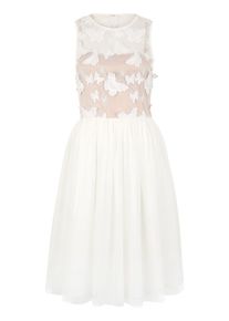 Apart, Damen Kleid, Creme / Puder