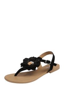 ABOUT YOU, Damen Riemchensandalen 'LOTTI', Schwarz