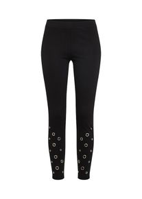 Urban Classics, Damen Leggings 'Ladies Eyelet', Schwarz