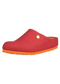 Birkenstock, Damen Clogs 'Kaprun', Neonorange / Cranberry
