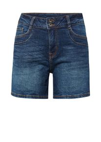 Tom Tailor Denim, Damen Shorts 'Casja', Dunkelblau