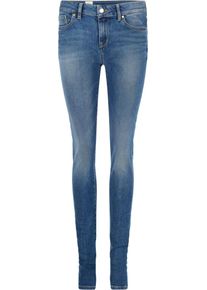 Tommy Hilfiger, Damen Jeans 'VENICE RW ROLLED UP AVALINE', Blue Denim