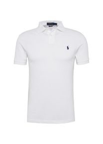 Polo Ralph Lauren, Herren Poloshirt 'SS SLIM FIT-SHORT SLEEVE-KNIT', Wei&szlig;