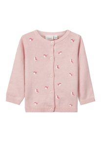 name it, M&auml;dchen Strickjacke, Hellpink