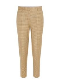 J. Lindeberg J.Lindeberg, Damen Anzughose 'Rylie', Beige / Schoko / Gelb