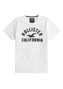 Hollister, Herren Shirt 'ICONIC SS TECH SOLIDS', Wei&szlig;