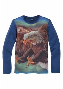 Arizona, Langarmshirt »Adler«, Royalblau
