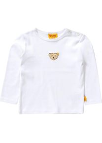Steiff, M&auml;dchen Baby Langarmshirts f&uuml;r M&auml;dchen, Wei&szlig;