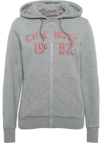Chiemsee, Damen Sweatjacke, Hellgrau / Ros&eacute; / Wei&szlig;
