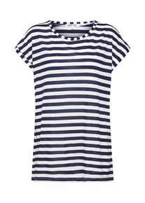 ABOUT YOU, Damen Shirt 'Alicia', Navy / Weiß