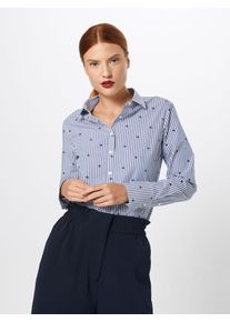 Banana Republic, Damen Hemdbluse 'LS RILEY ELEPHANT CONVO PRINT', Blau / Weiß